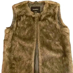 Faux Fur Vest size Medium